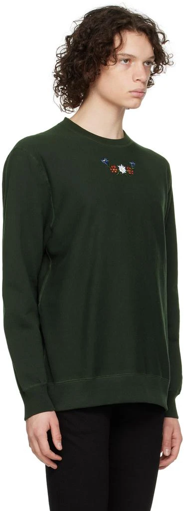 商品Noah|Green Embroidered Sweatshirt,价格¥635,第2张图片详细描述