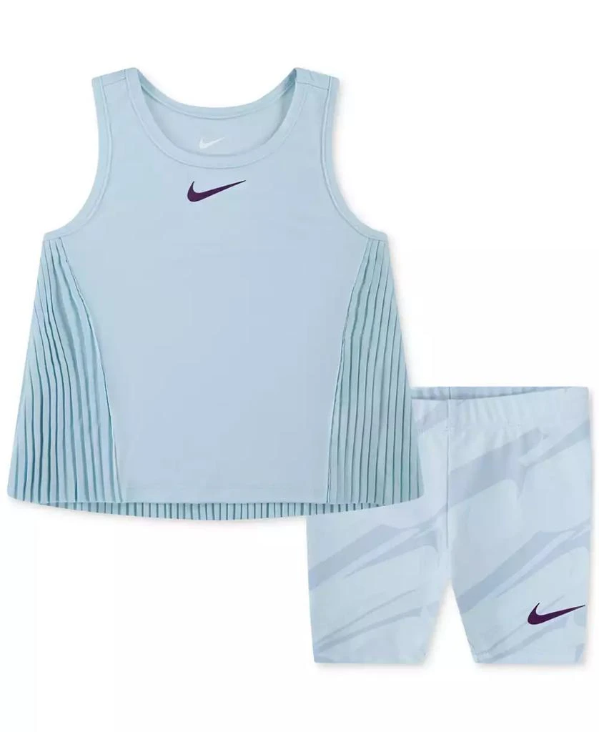 商品NIKE|Toddler Girls 2-Pc. Prep In Your Step Shorts & Top Set,价格¥106,第1张图片