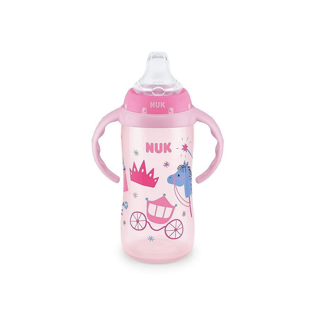 商品NUK|Large Learner Sippy Cup,  removable handles, Kingdom Pink, 10oz,价格¥93,第1张图片