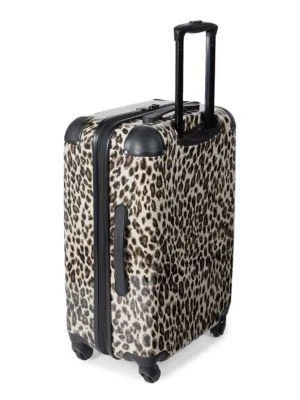 商品Rebecca Minkoff|Katie 24 Inch Leopard Print Suitcase,价格¥512,第3张图片详细描述