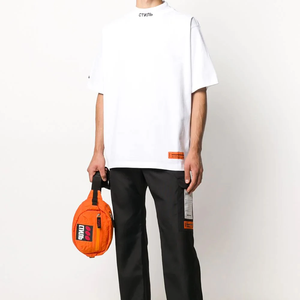 HERON PRESTON 男白色男士T恤 HMAA021F20JER001-0110 商品