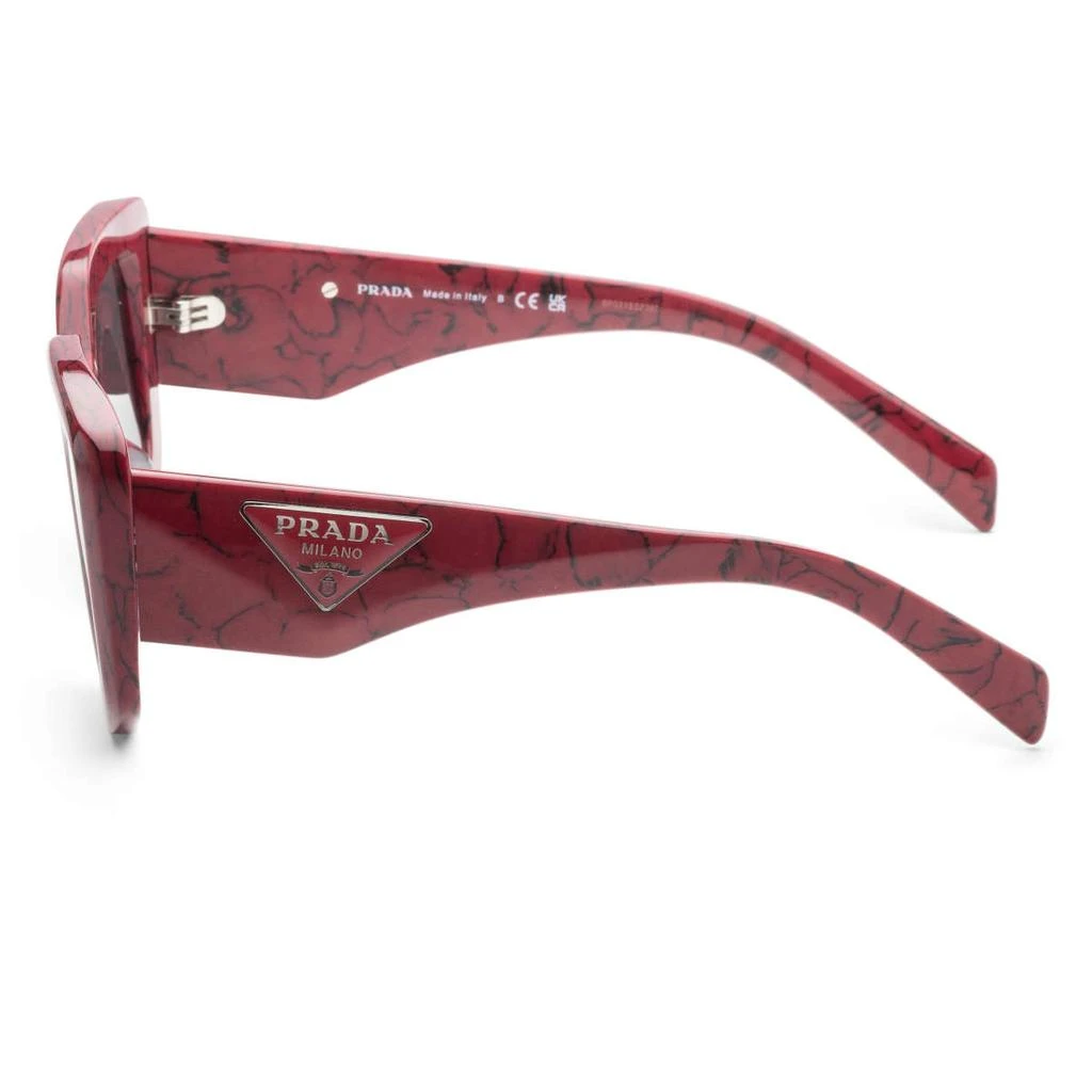 商�品Prada|Prada 红色 Irregular 太阳镜,价格¥1183,第2张图片详细描述