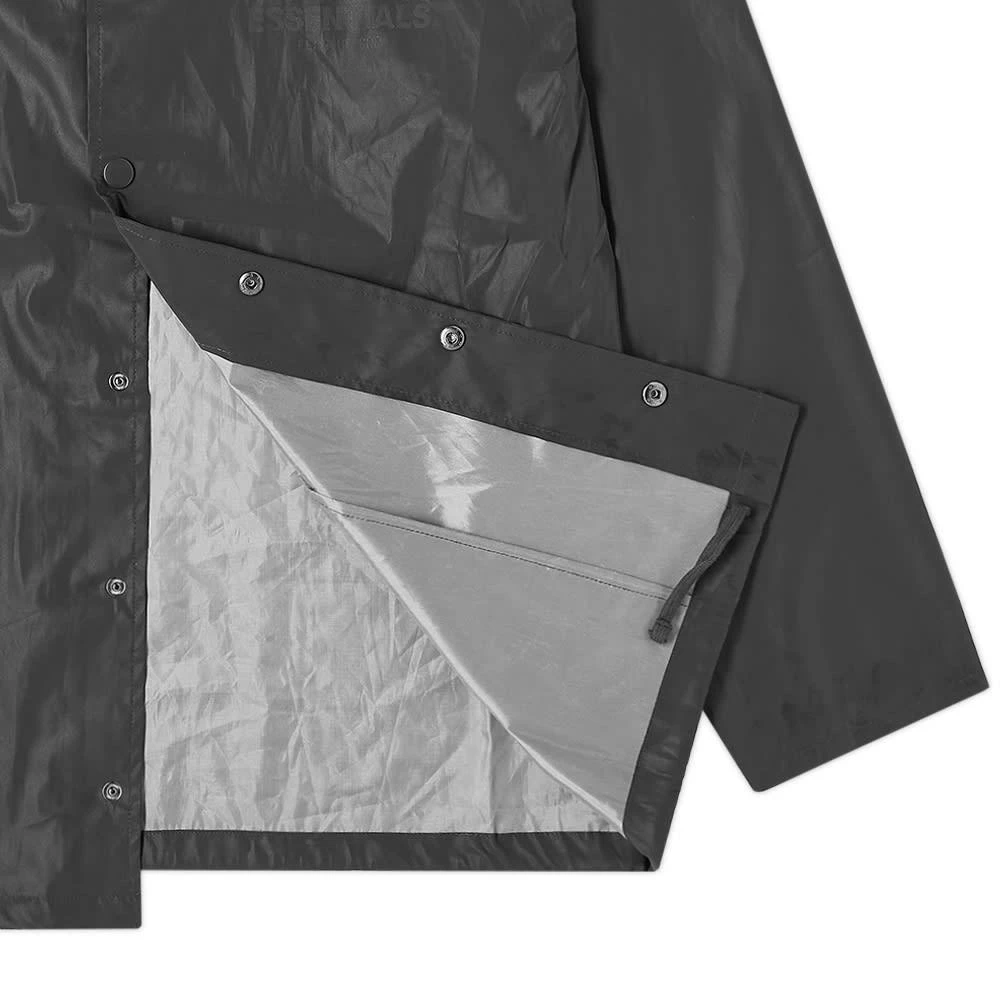 商品Essentials|Fear of God ESSENTIALS Souvenir Coach Jacket - Black & Reflective,价格¥760,第2张图片详细描述