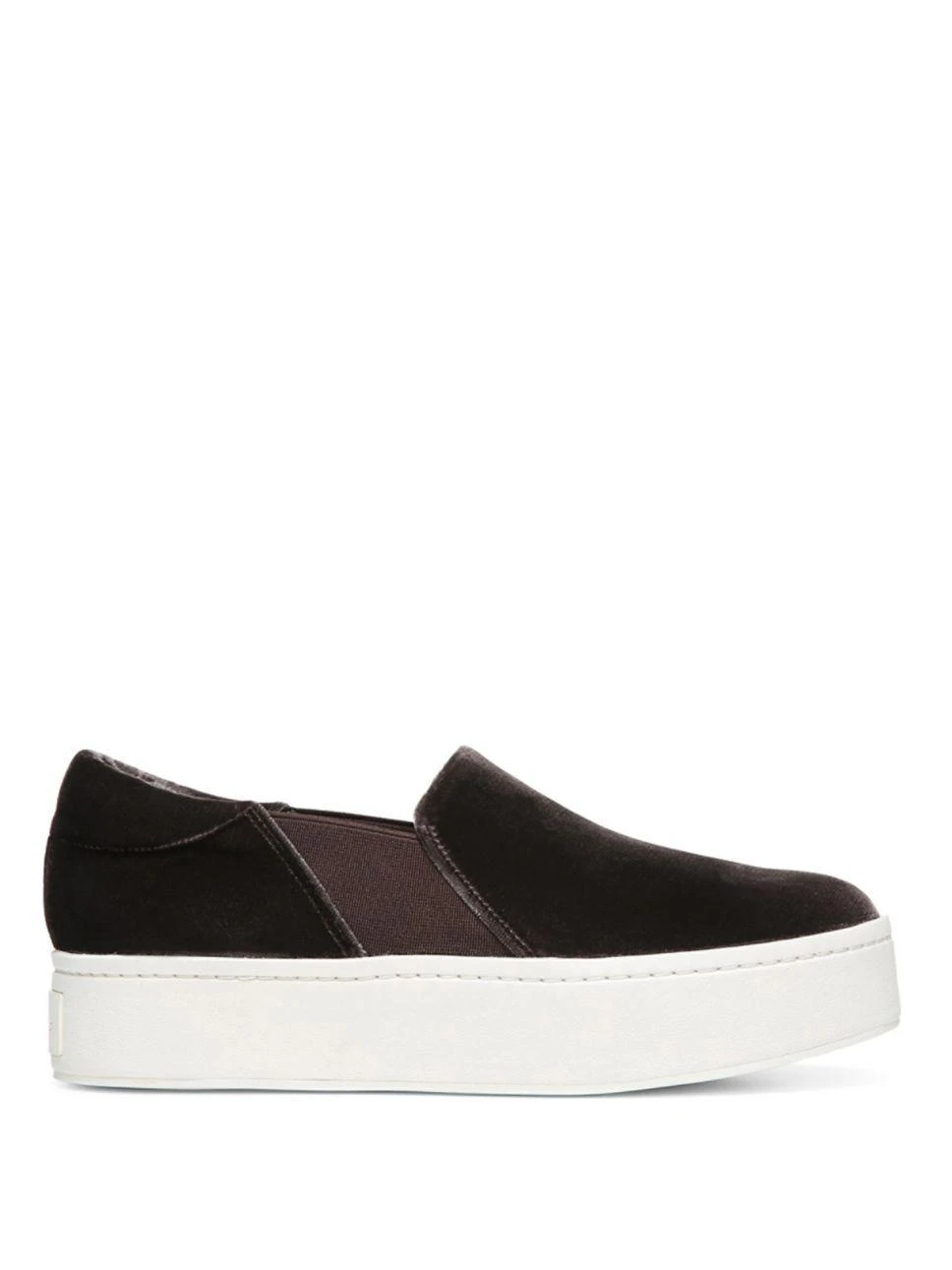 商品Vince|Vince - Warren Slip-On Platform Velvet Sneakers,价格¥676,第5张图片详细描述