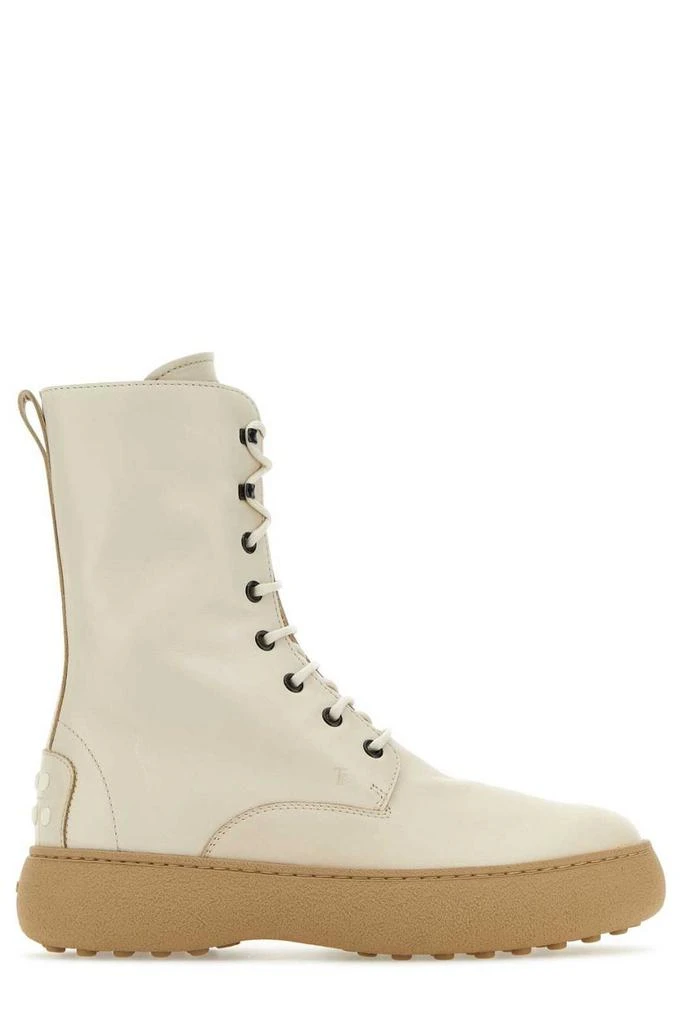 商品Tod's|Tod's W. G. Round Toe Lace-Up Boots,价格¥4414,第1张图片