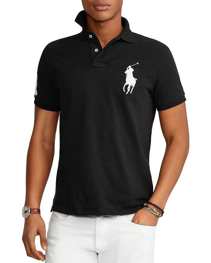 商品Ralph Lauren|Big Pony Custom Slim Fit Mesh Polo Shirt,价格¥846,第1张图片