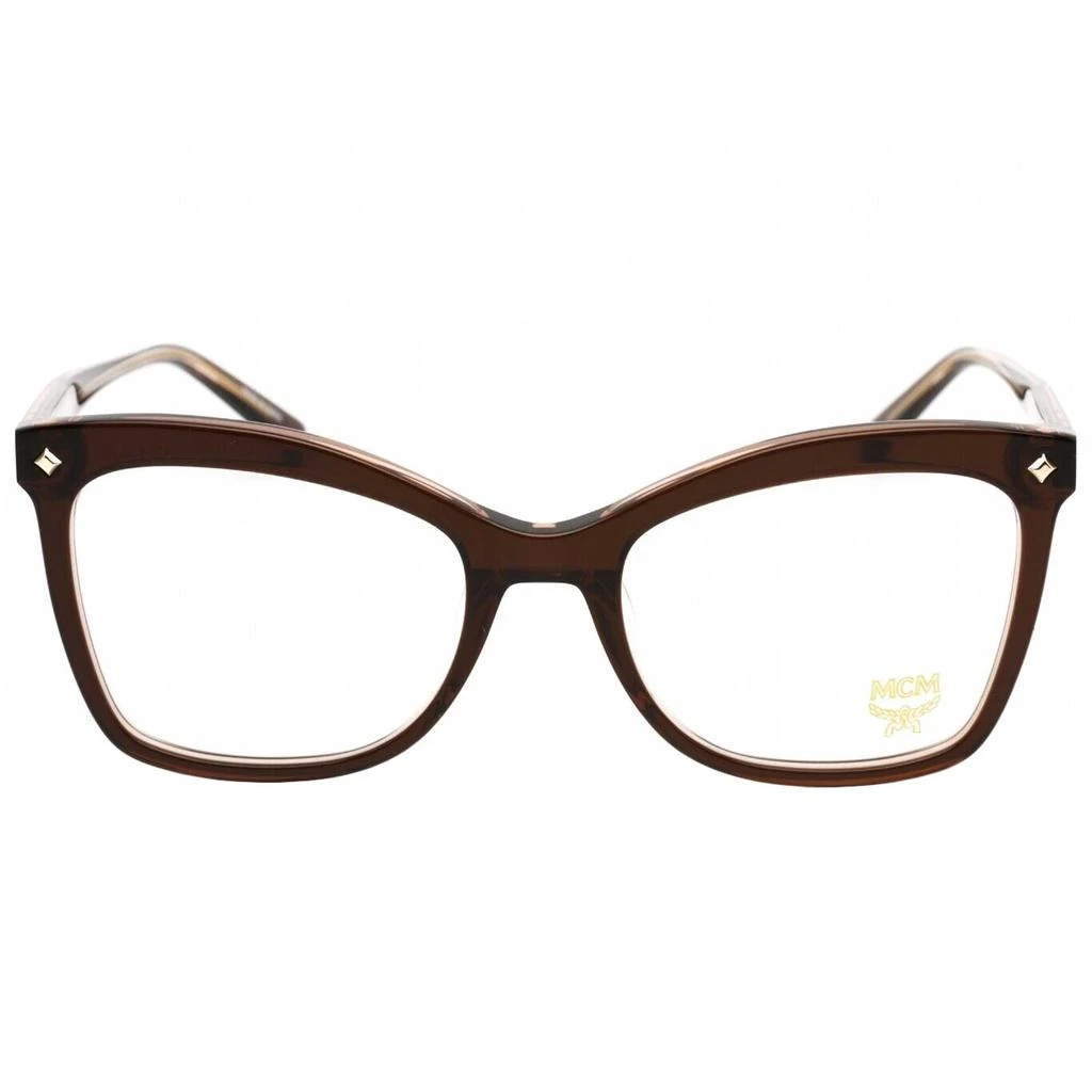 商品MCM|MCM Women's Eyeglasses - Brown Acetate Cat-Eye Full-Rim Frame | MCM2707 210,价格¥432,第2张图片详细描述