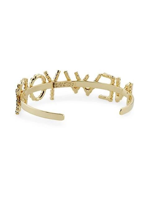 商品ROSANTICA|Goldtone & Faux Crystal Voyage Cuff Bracelet,价格¥914,第3张图片详细描述