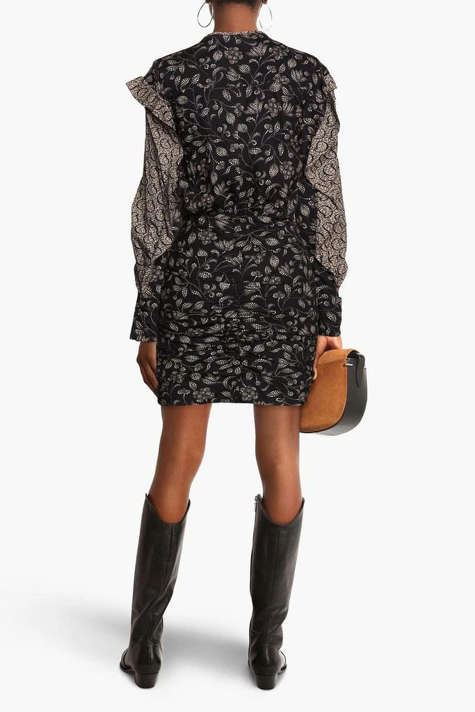 商品Isabel Marant Étoile|Ruffled floral-print cotton mini dress,价格¥1184,第3张图片详细描述