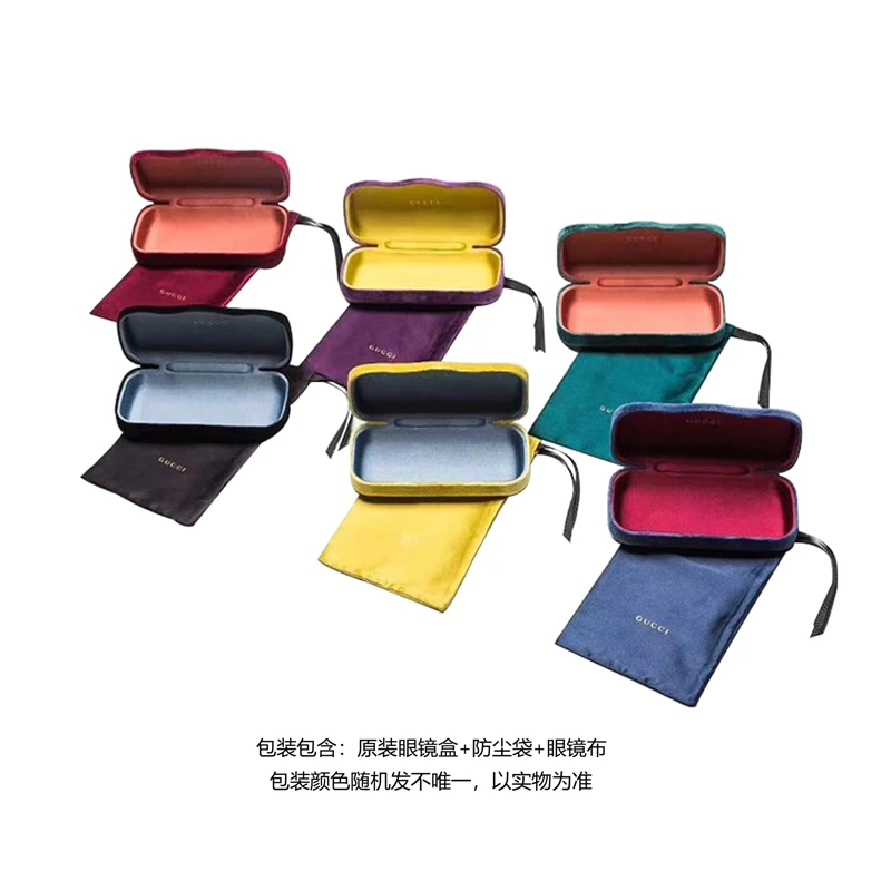 商品[国内直发] Gucci|【可配度数】 古驰 透明镜片黑色镜框 侧边logo标识 塑料金属 方形 光学镜架 男款,价格¥1701,第2张图片详细描述
