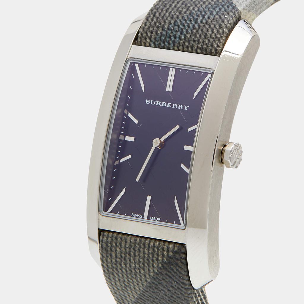 Burberry Black Stainless Steel Canvas Nova BU9405 Women's Wristwatch 25 mm商品第2张图片规格展示