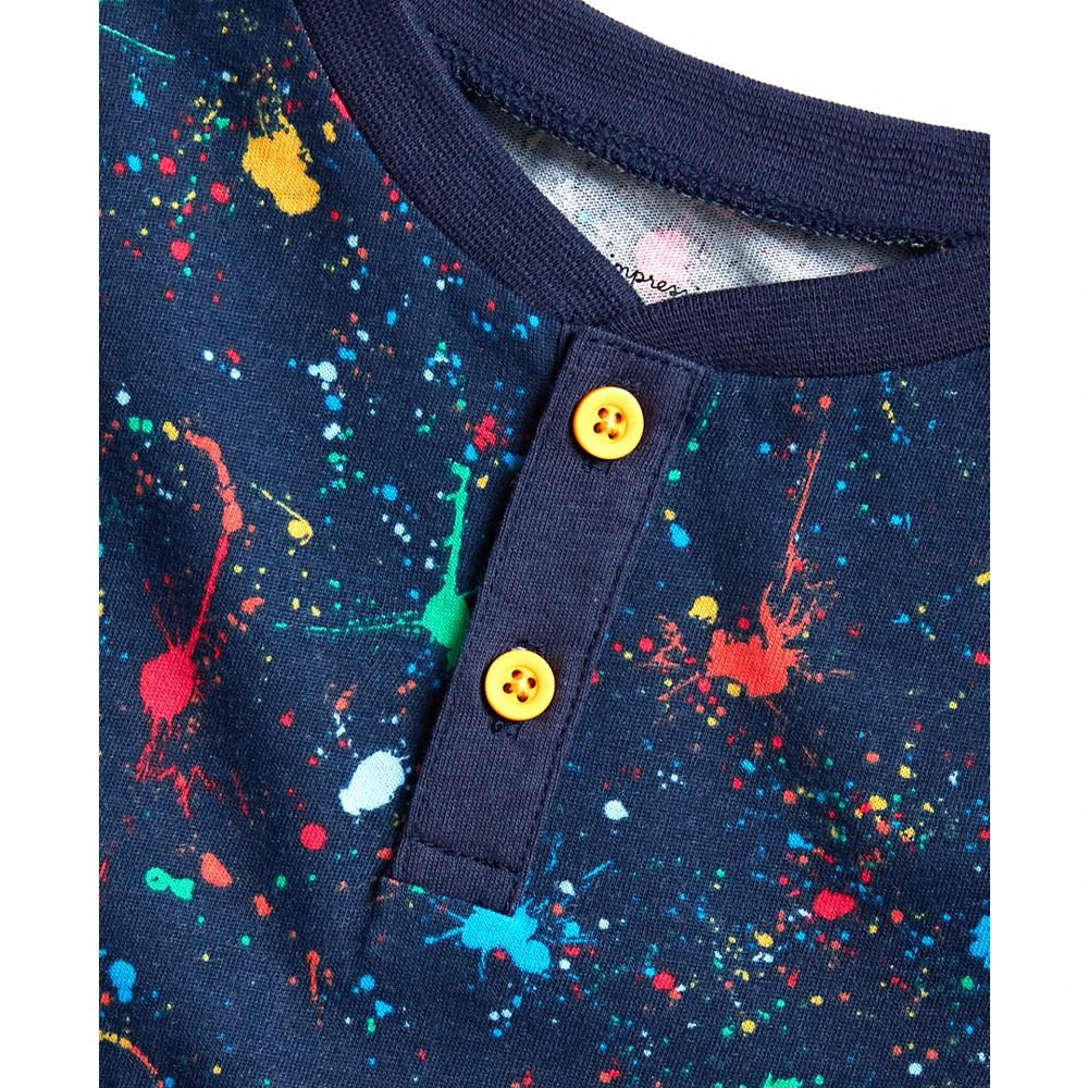 商品First Impressions|Baby Boys Splatter-Print T-Shirt, Created for Macy's,价格¥30,第3张图片详细描述