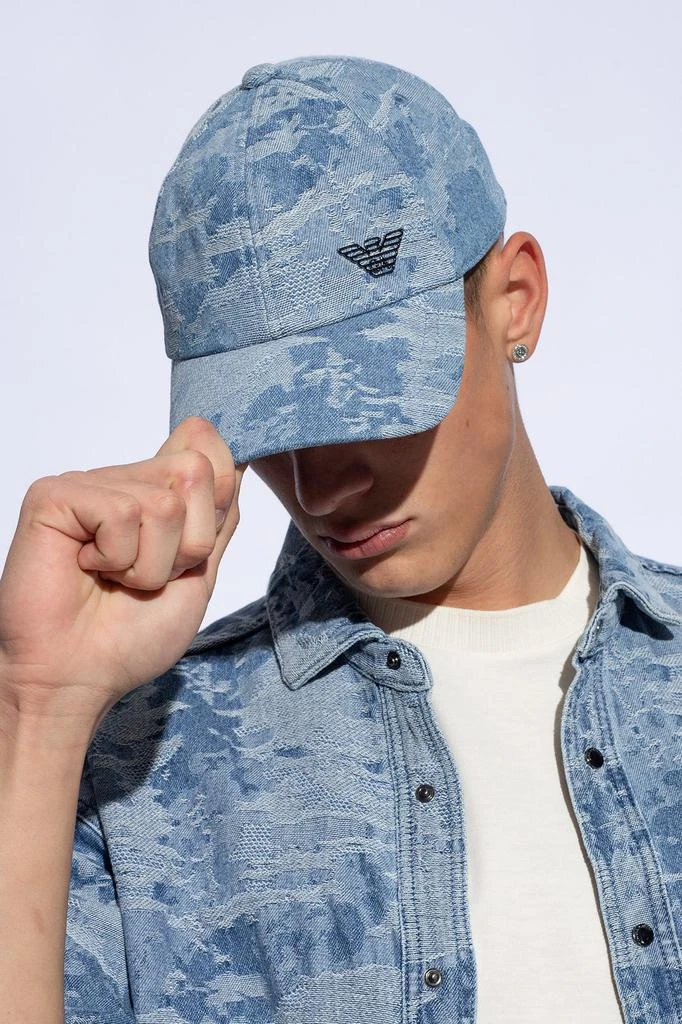 商品Emporio Armani|Emporio Armani Baseball Cap With Logo,价格¥521,第2张图片详细描述