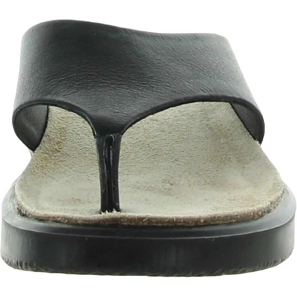 商品ECCO|ECCO Womens Corksphere Leather Slip On Thong Sandals,价格¥243,第5张图片详细描述