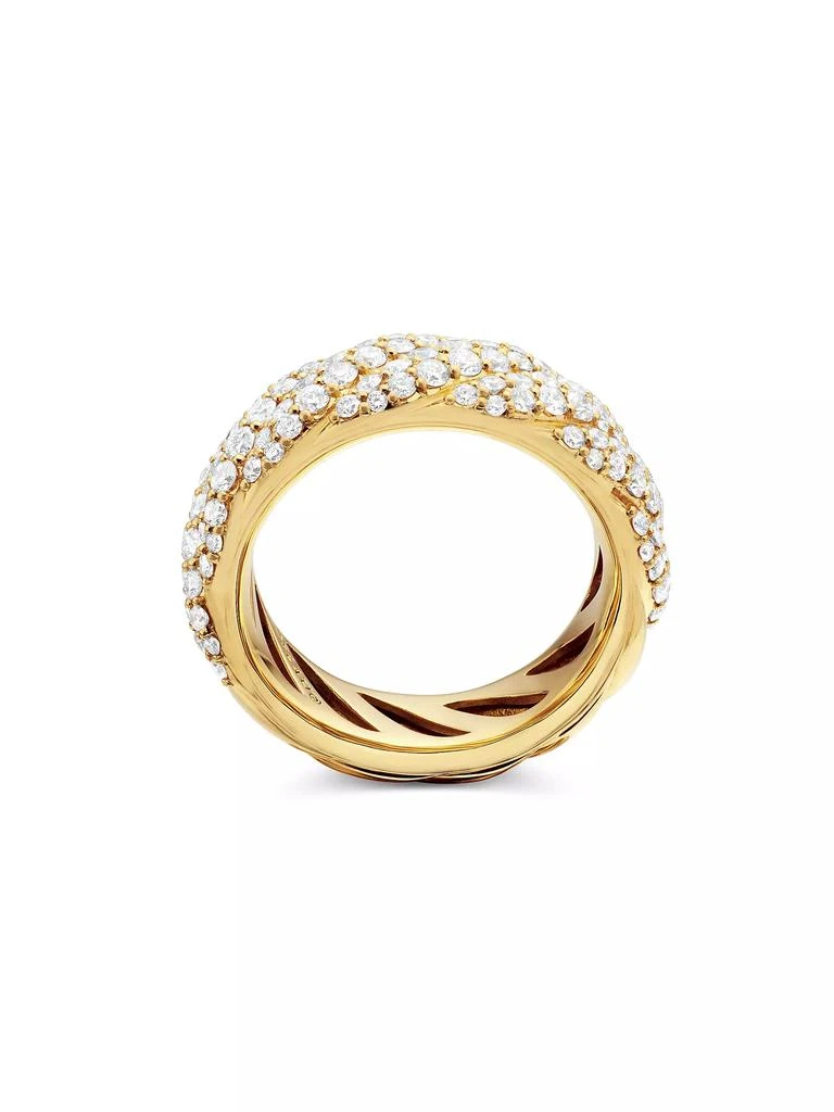 商品David Yurman|Sculpted Cable Band Ring in 18K Yellow Gold,价格¥51883,第4张图片详细描述