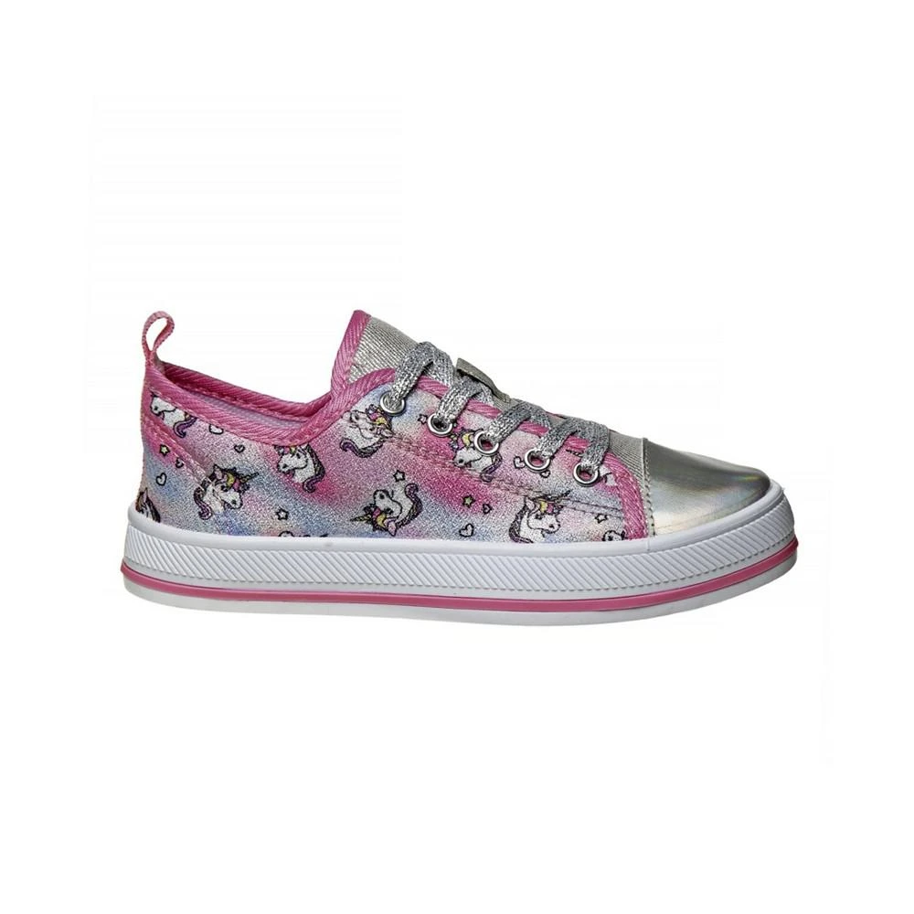 商品Kensie|Little Girls Pink Unicorn Canvas Sneakers,价格¥224,第2张图片详细描述