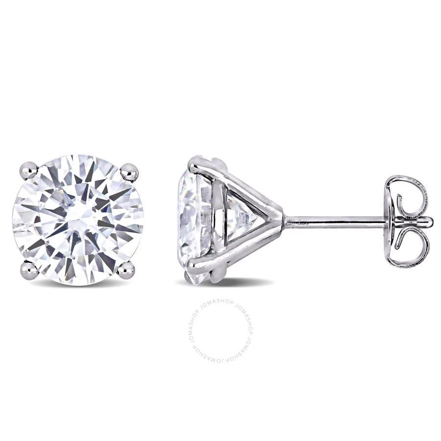 商品Amour|4 CT DEW Created Moissanite Solitaire Stud Earrings In 14K White Gold,价格¥2674,第1张图片