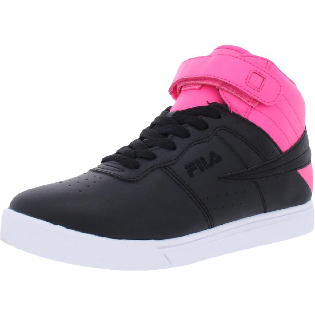 Fila Boys Vulc 13 Harlay Faux Leather High-Top Fashion Sneakers商品第5张图片规格展示