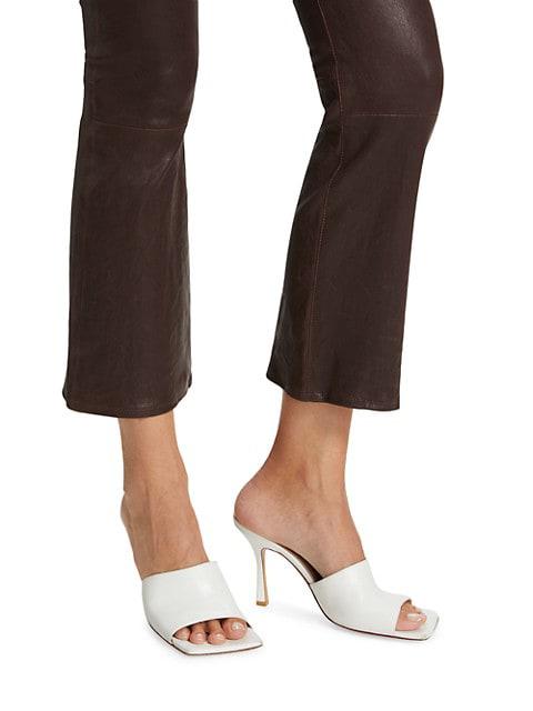 Le Crop Mini Boot Leather Pants商品第6张图片规格展示