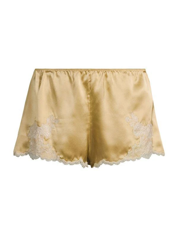 商品Josie|Lolita Standard-Fit Lace-Trim Silk Shorts,价格¥741,第5张图片详细描述