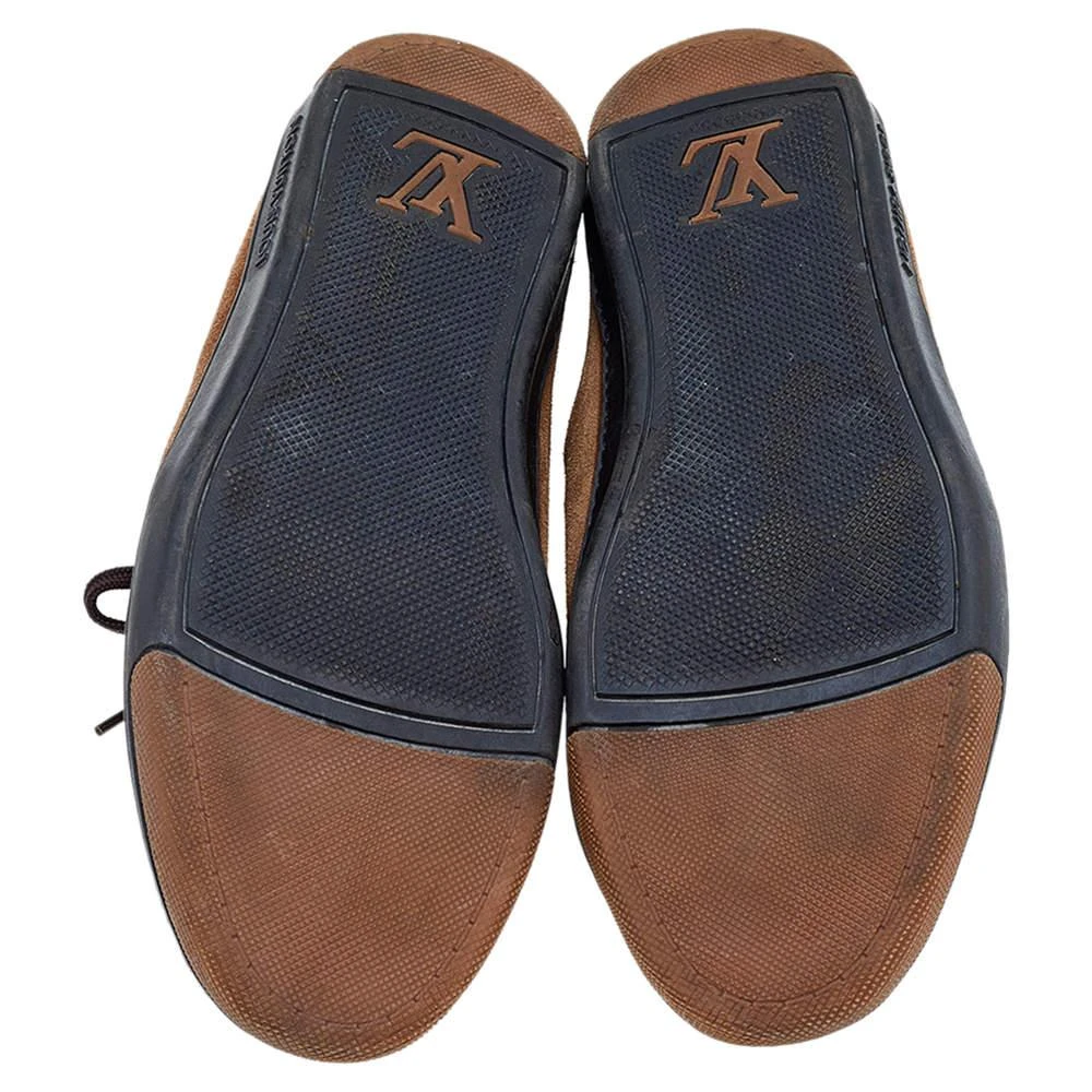 Louis Vuitton Brown/Beige Suede And Leather Slalom Sneakers Size 41.5 商品