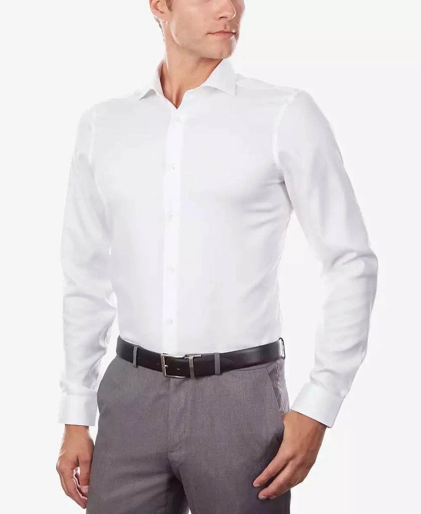 商品Calvin Klein|Calvin Klein Men's Steel+ Slim-Fit Non-Iron Stretch Performance Dress Shirt,价格¥387,第1张图片