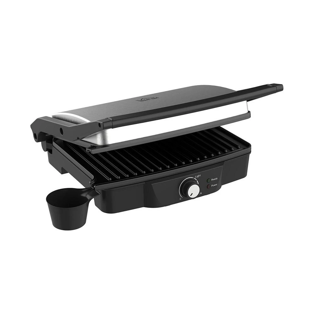 商品HOMCOM|4 Slice Stainless Steel Non-Stick Panini Grill Press Sandwich Maker,价格¥402,第1张图片