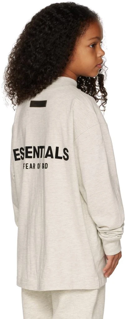 商品Essentials|Kids Off-White Logo Long Sleeve T-Shirt,价格¥350,第3张图片详细描述