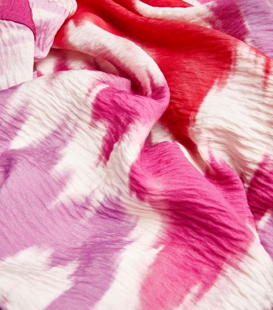 Tie-Dye Print Midi Dress商品第5张图片规格展示