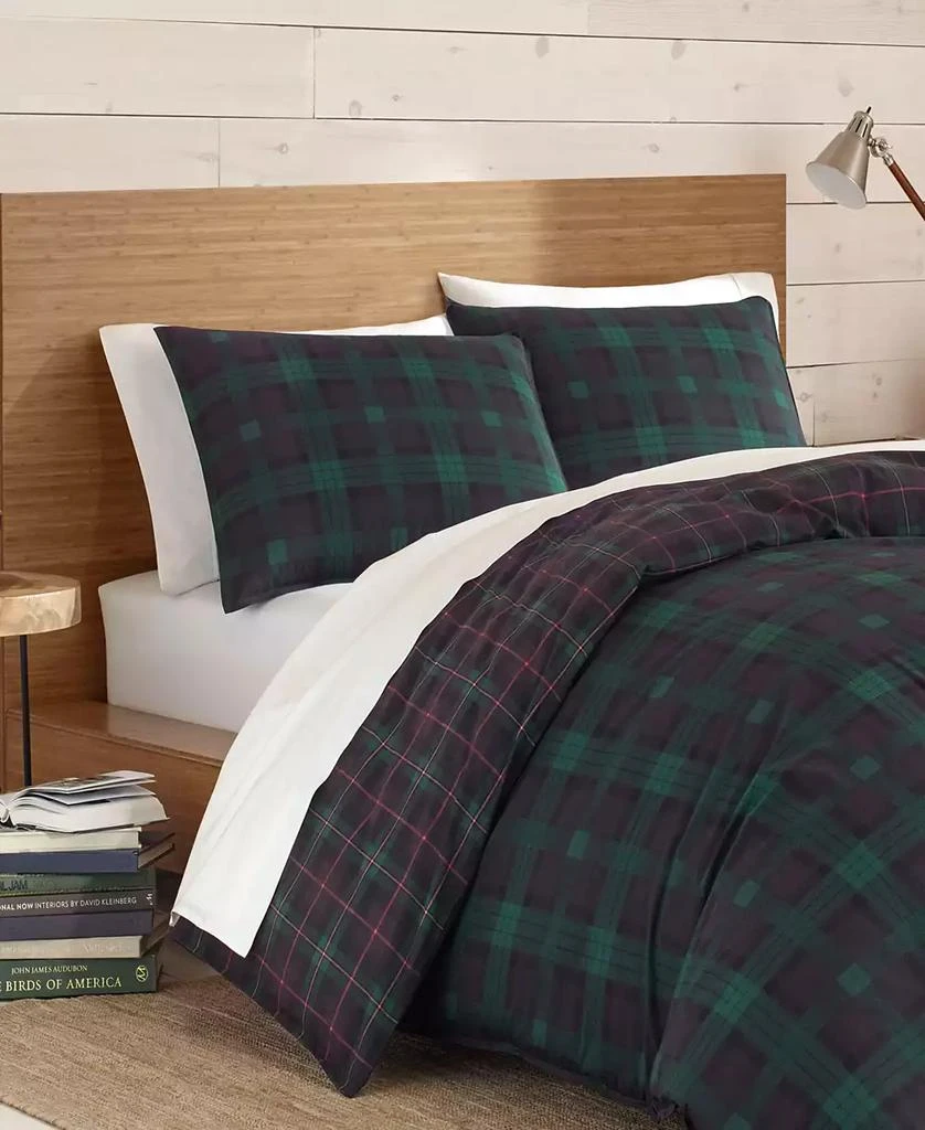 商品Eddie Bauer|Woodland Tartan Green Comforter Set,价格¥894,第3张图片详细描述