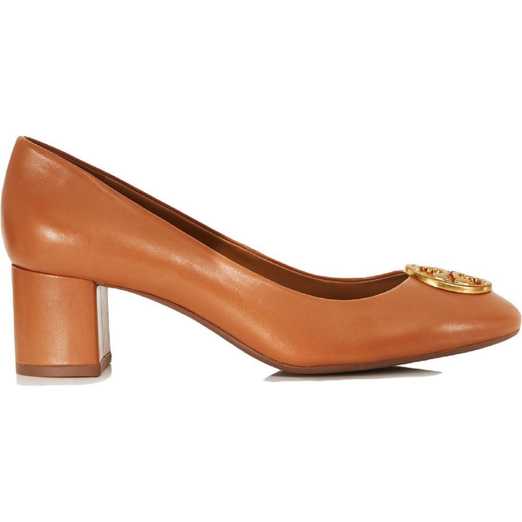 商品Tory Burch|Tory Burch Womens Chelsea Leather Embellished Pumps,价格¥1639,第5张图片详细描述