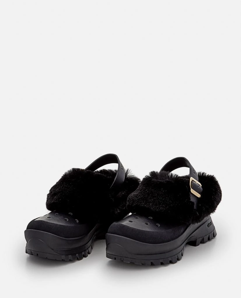商品Stella McCartney|TRACE RUBBER AND FAUX SHEARLING SLIPPERS,价格¥2742,第2张图片详细描述