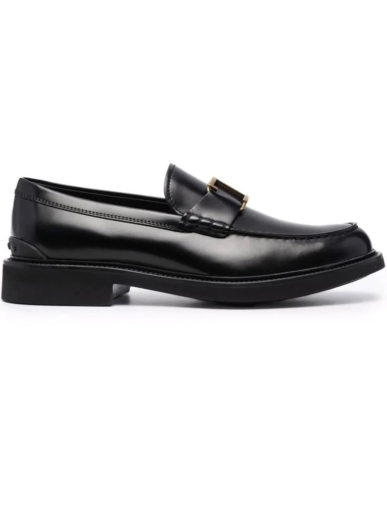 商品Tod's|Tod's Loafers In Black Semi-shiny Leather,价格¥3653,第1张图片