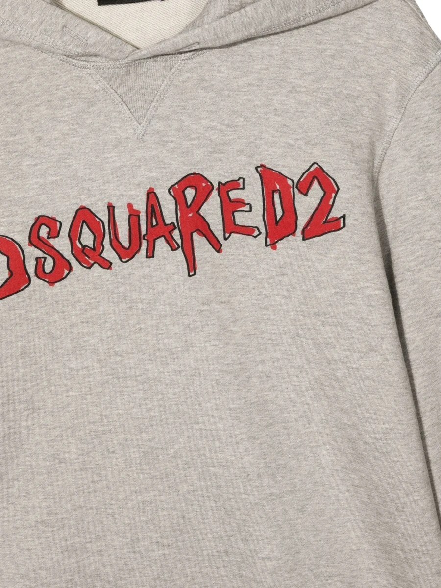 商品【商品预售7天】 DSQUARED2|DSQUARED2 男童卫衣 DQ1239TD0A19DQ911 灰色,价格¥987,第4张图片详细描述