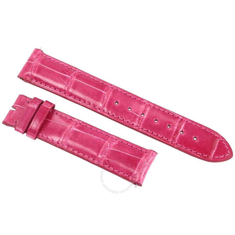 商品Hadley Roma|Hot Pink Alligator Leather Strap,价格¥373,第1张图片