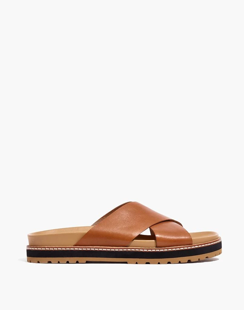 商品Madewell|The Dayna Lugsole Slide Sandal in Leather,价格¥397,第2张图片详细描述