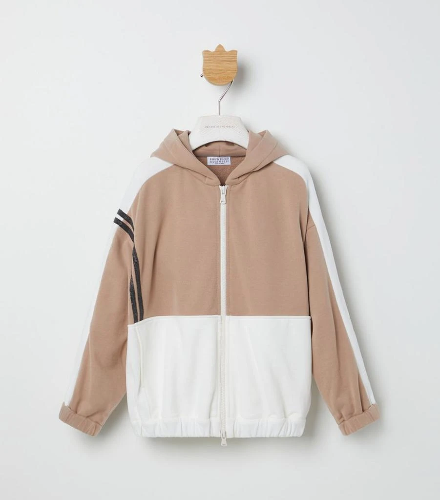 商品Brunello Cucinelli|Zipped Track Jacket (4-12 Years),价格¥5523,第1张图片