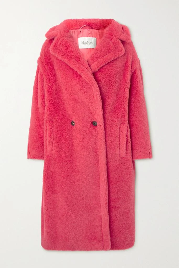 商品Max Mara|Tedgirl 双排扣羊驼毛羊毛真丝混纺外套,价格¥11071,第1张图片