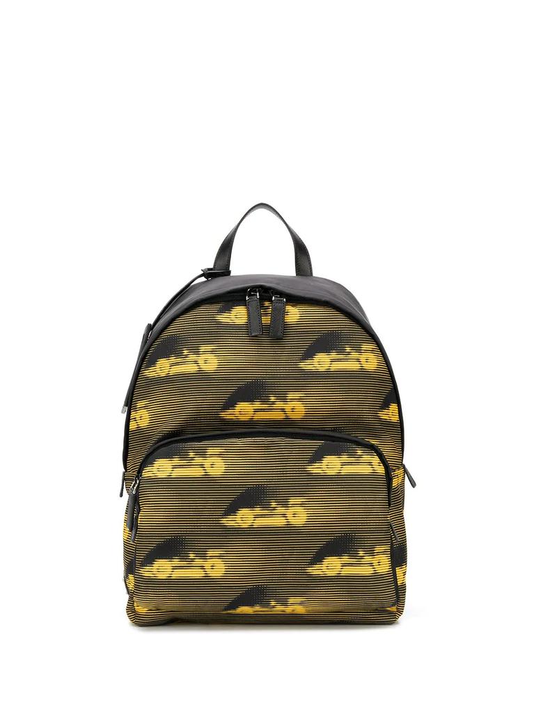 PRADA BACKPACK race car-print backpack商品第1张图片规格展示