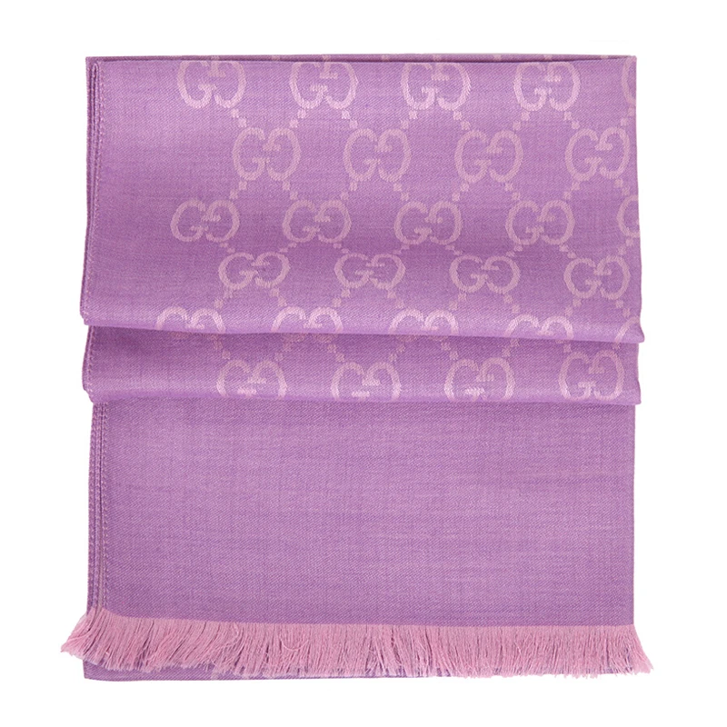 GUCCI 古驰 女士紫色羊毛围巾 165904-3G646-5372 商品