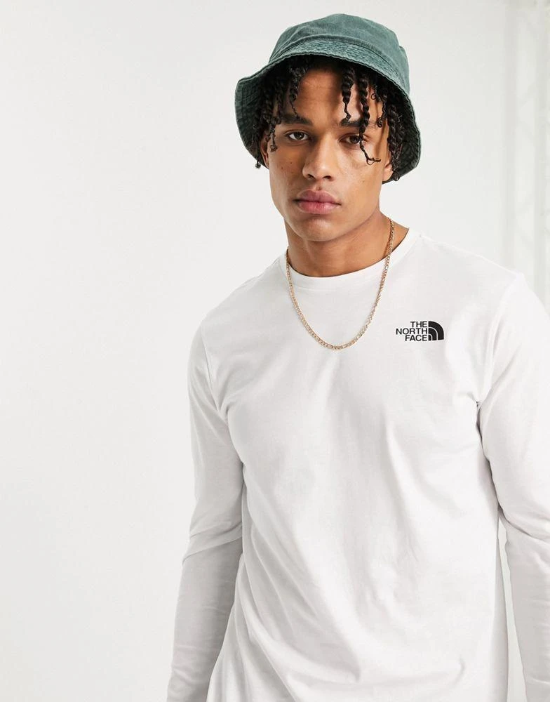 商品The North Face|The North Face Graphic long sleeve t-shirt in white,价格¥321,第4张图片详细描述