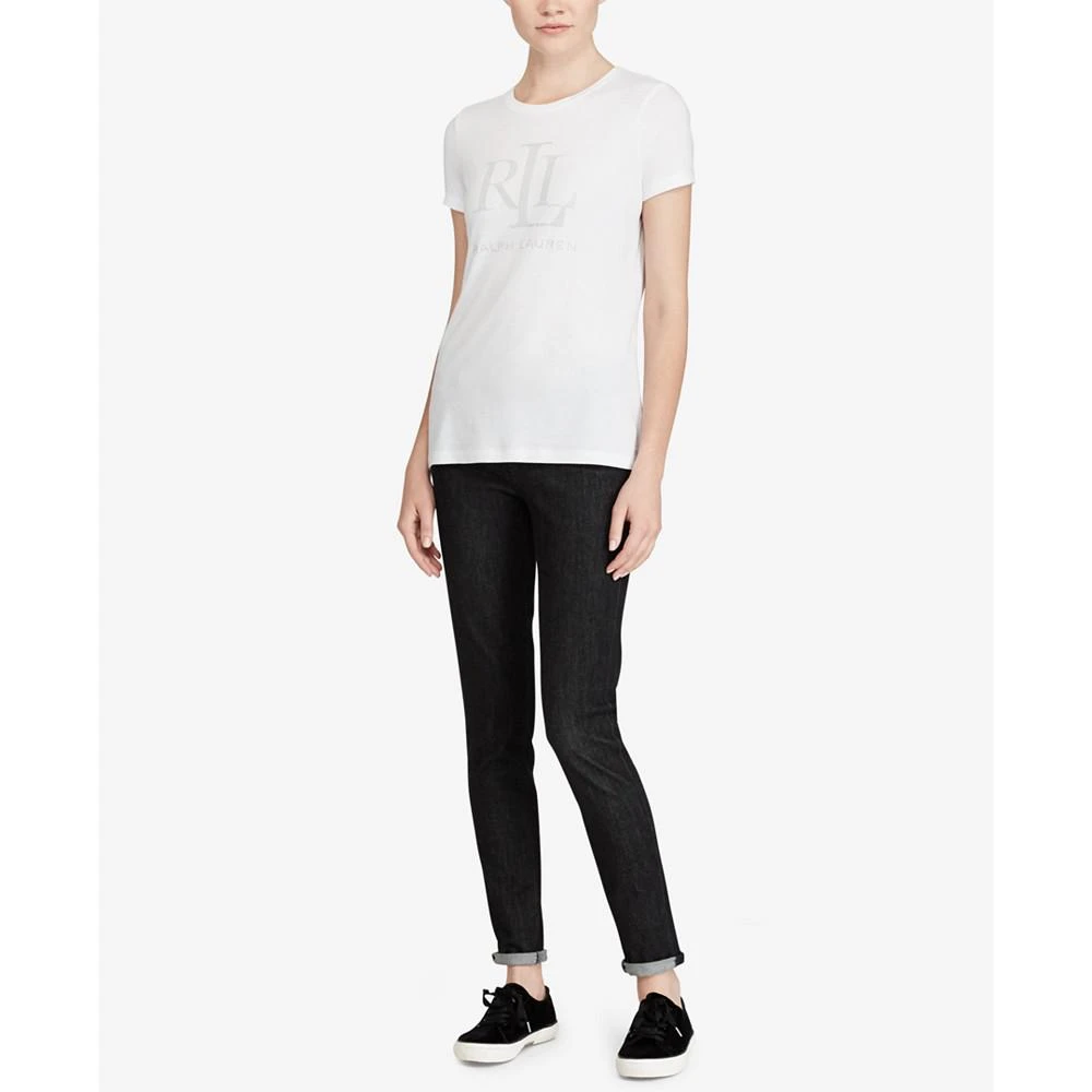 商品Ralph Lauren|Studded Jersey T-Shirt,价格¥176,第3张图片详细描述