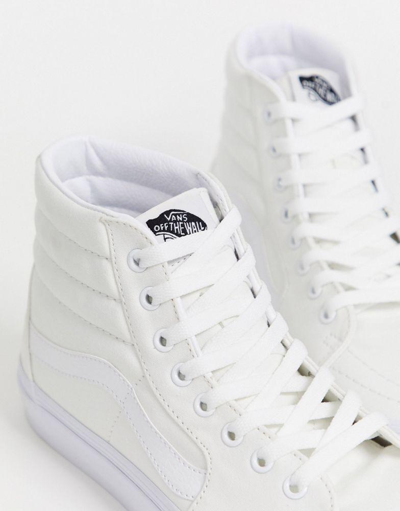 Vans SK8-Hi trainers in white商品第3张图片规格展示