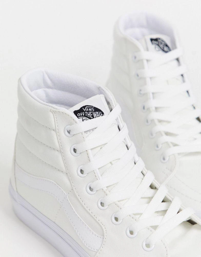 商品Vans|Vans SK8-Hi trainers in white,价格¥393,第3张图片详细描述