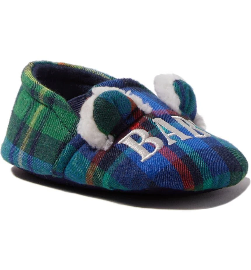 商品Dear Foams|Baby Bear Plaid Faux Fur Slipper,价格¥166,第1张图片