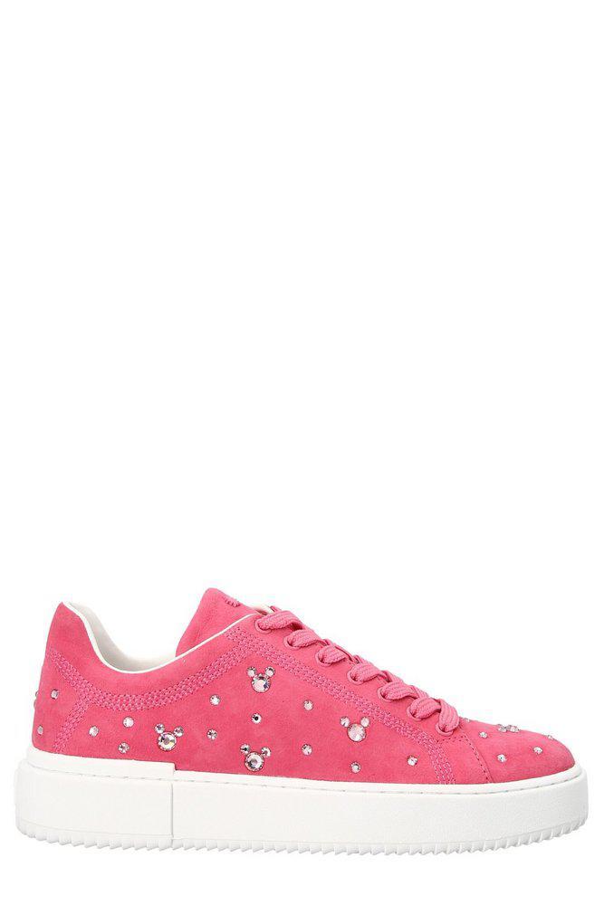 商品Stuart Weitzman|Stuart Weitzman Round Toe Lace-Up Sneakers,价格¥2067-¥2273,第1张图片