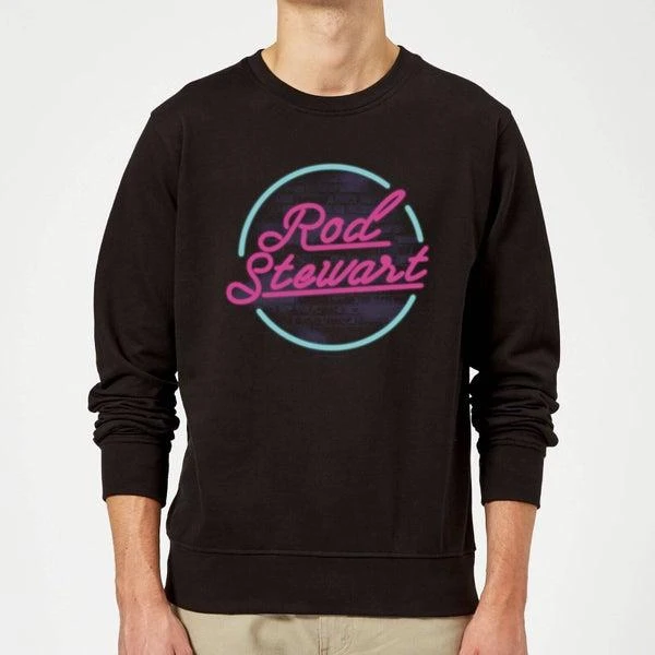 商品Original Hero|Rod Stewart Neon Sweatshirt - Black,价格¥326,第1张图片