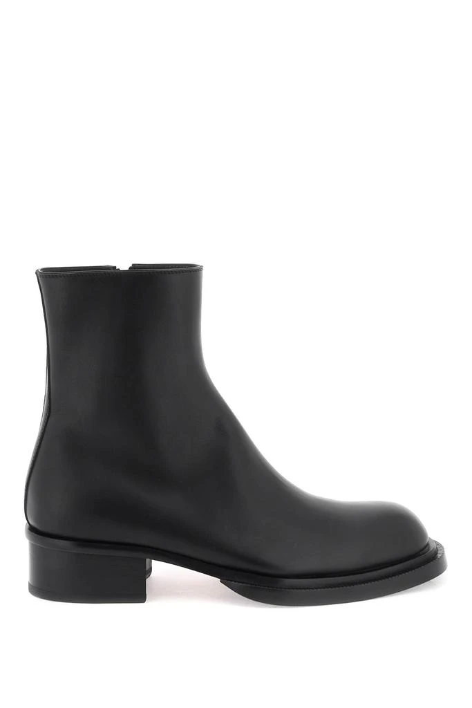 商品Alexander McQueen|cuban stack ankle boots,价格¥3041,第1张图片