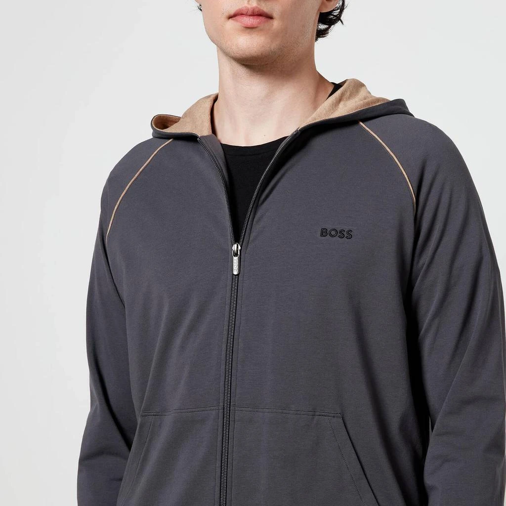 商品Hugo Boss|BOSS Bodywear Men's Mix&Match Hoodie - Dark Grey,价格¥297,第4张图片详细描述