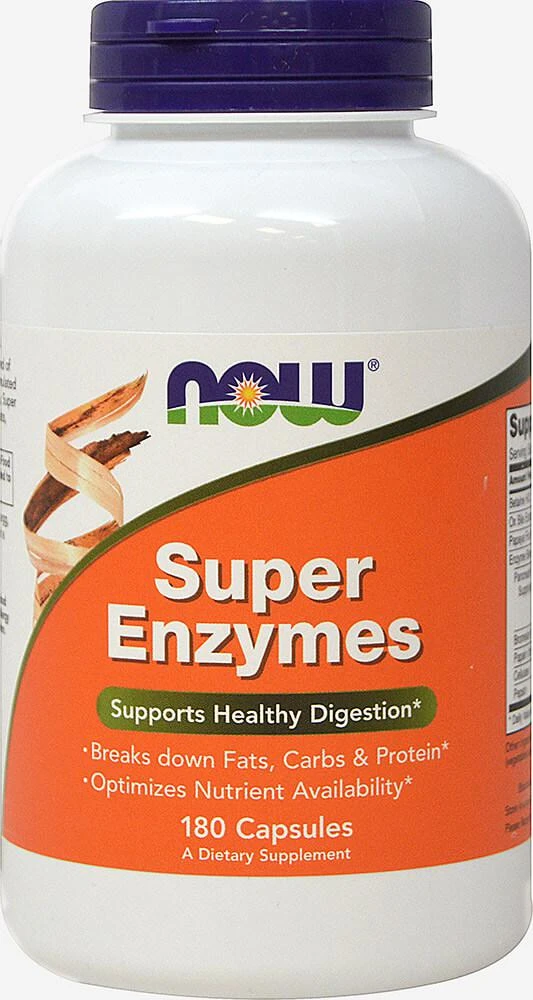 商品Now Foods|Super Enzymes 180 Capsules,价格¥196,第1张图片